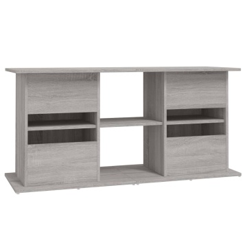 Suport acvariu, gri sonoma, 121x41x58 cm, lemn prelucrat - Img 7