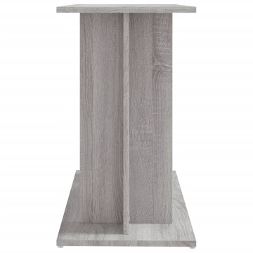 Suport acvariu, gri sonoma, 80x35x60 cm, lemn prelucrat - Img 8