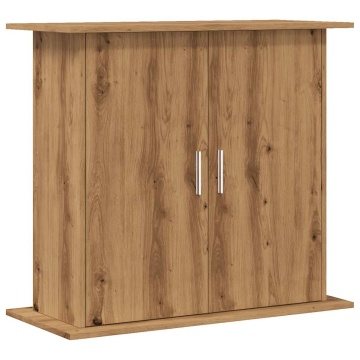Suport acvariu, stejar artizanal, 81x36x73 cm, lemn prelucrat - Img 2