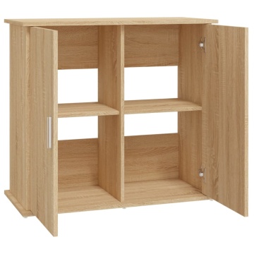 Suport acvariu, stejar sonoma, 81x36x73 cm, lemn prelucrat - Img 5