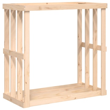 Suport bușteni de exterior, 108x52x106 cm, lemn masiv pin - Img 2
