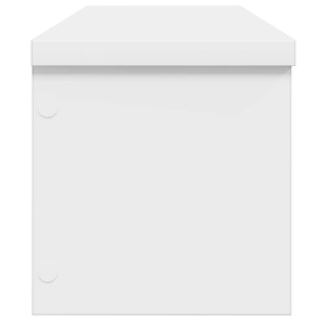 Suport de bucătărie stivuibil alb 50x15x16 cm lemn prelucrat - Img 4