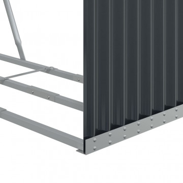 Suport de bușteni, antracit, 120x45x210 cm, oțel galvanizat - Img 6