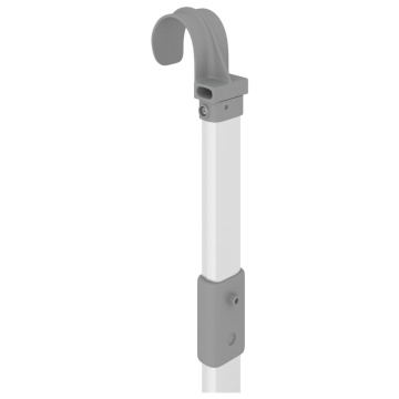 Suport de uscare pentru balcon, 54x25x42 cm, aluminiu - Img 6