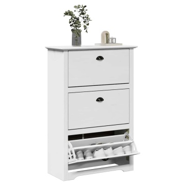 Suport pantofi „BODO” Alb 80x35x118 cm - Img 1