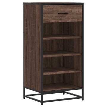 Suport pantofi Stejar maro 48x38x97,5 cm Lemn prelucrat - Img 2