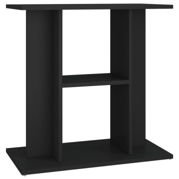 Suport pentru acvariu, negru, 60x30x60 cm, lemn prelucrat - Img 2
