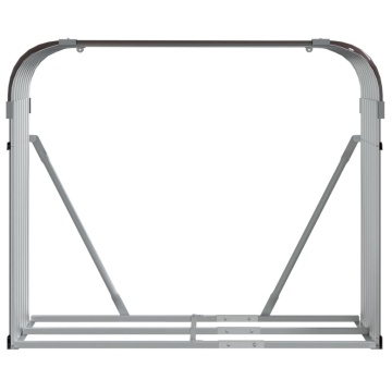 Suport pentru bușteni, maro, 120x45x100 cm, oțel galvanizat - Img 4