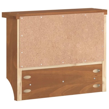 Suport pentru haine SANDNES 45x12x35 cm, lemn masiv de pin - Img 6