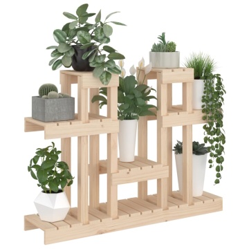 Suport pentru plante, 104,5x25x77,5 cm, lemn masiv de pin - Img 4