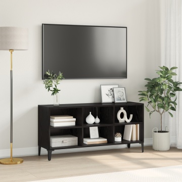 Suport TV din stejar negru Stejar negru Placi aglomerate Standard - Img 1