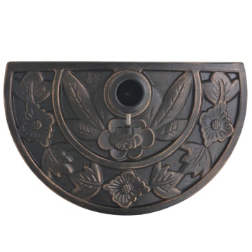 Suport umbrelă de soare, rășină, semicerc, bronz, 9 kg - Img 8