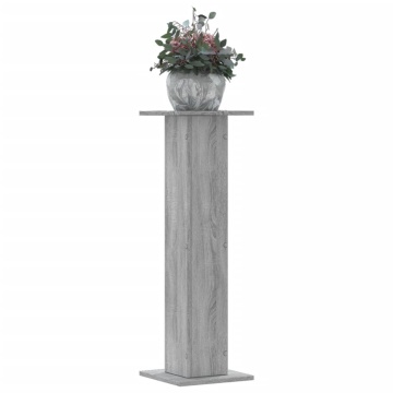Suporturi de plante 2 buc. gri sonoma 30x30x95cm lemn prelucrat - Img 1