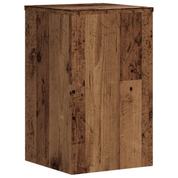 Suporturi de plante 2 buc lemn vechi 30x30x50cm lemn prelucrat - Img 4