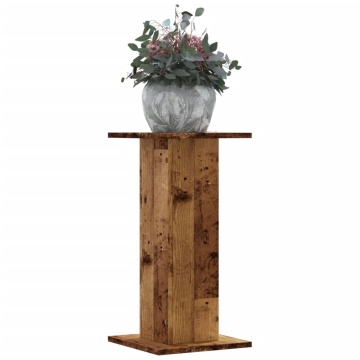 Suporturi de plante 2 buc. lemn vechi 30x30x60cm lemn prelucrat - Img 1