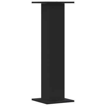 Suporturi de plante, 2 buc., negru, 30x30x95 cm, lemn prelucrat - Img 6