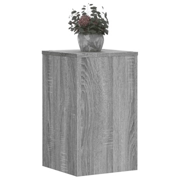 Suporturi plante 2 buc gri sonoma 30x30x50 cm lemn prelucrat - Img 3