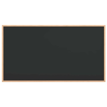 Tablă cu cadru din lemn masiv de pin negru 100x55 cm - Img 3