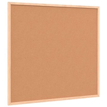 Tablă cu cadru din lemn masiv de pin negru 60x55 cm - Img 7
