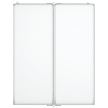 Tablă magnetică pliabilă, alb, 80x100x1,7 cm, aluminiu - Img 3