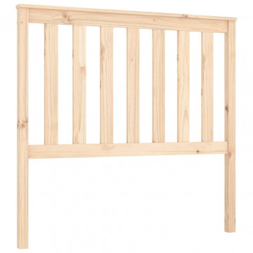 Tăblie de pat, 106x6x101 cm, lemn masiv de pin - Img 2