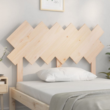 Tăblie de pat, 122,5x3x80,5 cm, lemn masiv de pin - Img 3