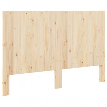 Tăblie de pat, 160x104 cm, lemn masiv de pin - Img 7