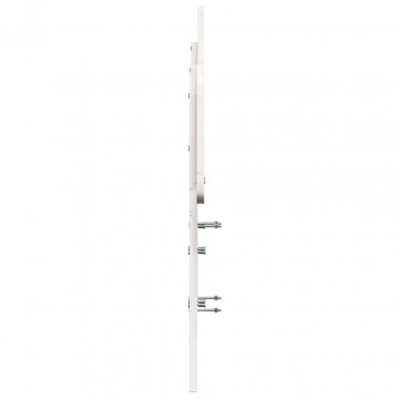 Tăblie de pat, alb, 120 cm, lemn masiv de pin - Img 8