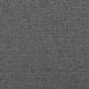 Tăblie de pat cu aripioare gri închis 83x23x78/88 cm textil - Img 7