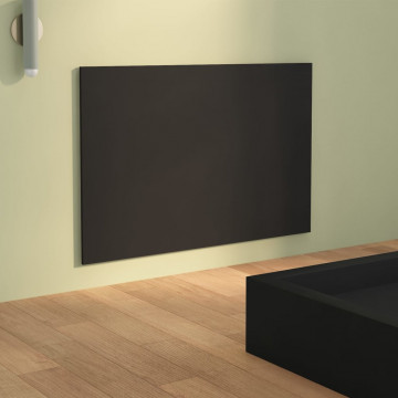 Tăblie de pat, negru, 120x1,5x80 cm, lemn prelucrat - Img 4