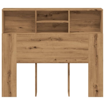 Tăblie pat/dulap, lemn artizanal 120x19x103,5 cm lemn prelucrat - Img 4