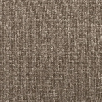 Tăblii de pat, 2 buc, gri taupe, 90x5x78/88 cm, textil - Img 6