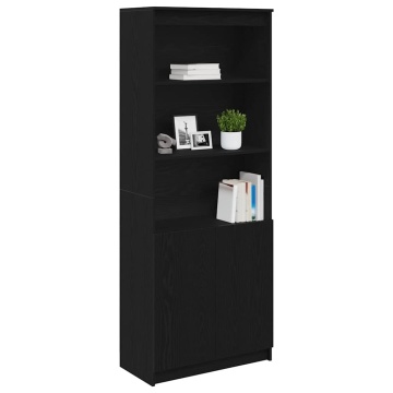 Tablou Stejar negru 70x35x180 cm Lemn prelucrat - Img 4
