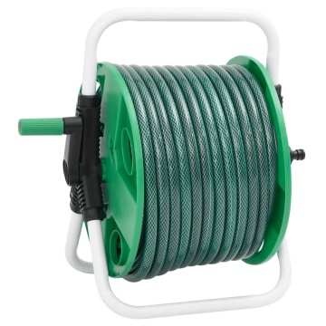 Tambur pentru furtun autonom, verde, cu furtun PVC de 30 m - Img 4