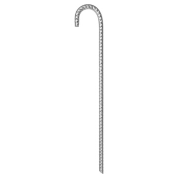 Țăruși de cort, 12 buc., 41,5 cm, Ø12 mm, oțel galvanizat - Img 3