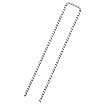 Țăruși de pământ în formă de U 25 buc. 20x4 cm oțel galvanizat - Img 2