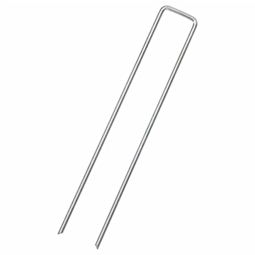 Țăruși de pământ în formă de U 50 buc. 20x4 cm oțel galvanizat - Img 2
