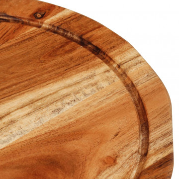Tocător, Ø30x2,5 cm, lemn masiv de acacia - Img 6