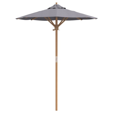 Umbra de grădină , Gri Închis, 150x210 cm, din Bambus - Img 4