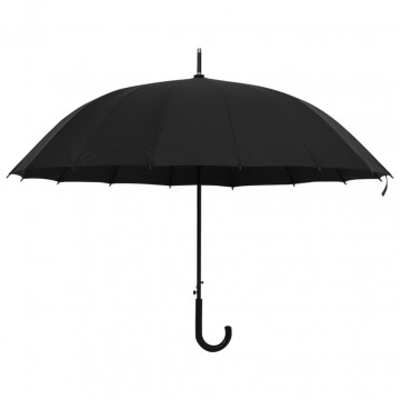 Umbrelă automată, negru, 120 cm - Img 1