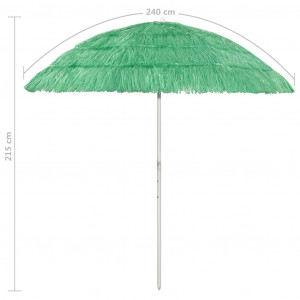 Umbrelă de plajă, verde, 240 cm - Img 6