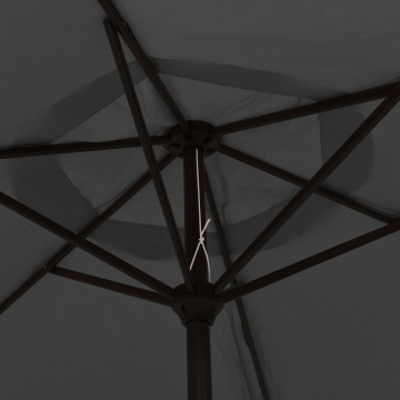 Umbrelă de soare, antracit, 200 x 224 cm, aluminiu - Img 8