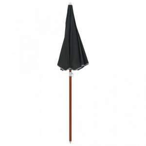Umbrelă de soare cu stâlp din oțel, antracit, 180 cm - Img 3