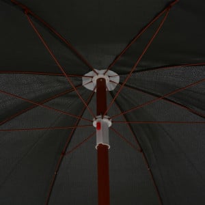 Umbrelă de soare cu stâlp din oțel, antracit, 240 cm - Img 2