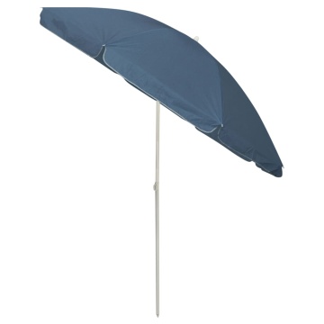 Umbrelă de soare de plajă, albastru, 240 cm - Img 3