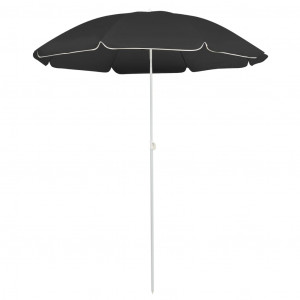 Umbrelă de soare pentru exterior, stâlp din oțel, antracit, 180 cm - Img 1