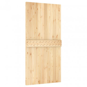 Ușă „NARVIK”, 100x210 cm, lemn masiv de pin - Img 5