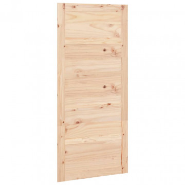 Ușă de hambar, 90x1,8x204,5 cm, lemn masiv de pin - Img 2