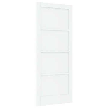 Ușă interioară 'ORKDAL'albă 83x202x4 cm din lemn masiv de pin - Img 2
