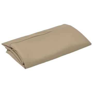 vida XL Pânză de schimb umbrelă de soare consolă, gri taupe, 350 cm - Img 3